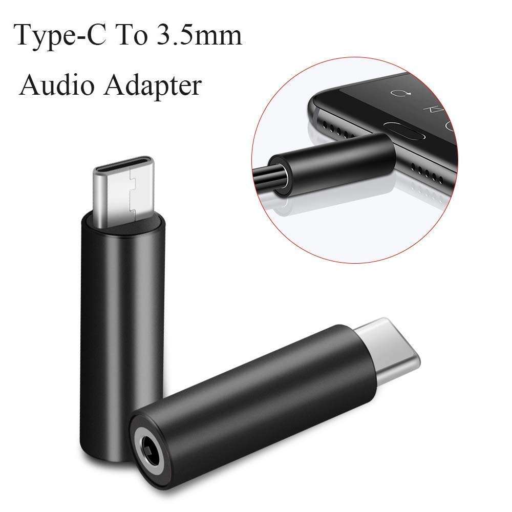 Type-C to 3.5 MM Jack For Google Pixel 3 Lite XL, Google Pixel 3 XL, Google Pixel 3A, Google Pixel 3A XL, Google Pixel 4, Google Pixel 4 XL, Pixel XL, Pixel 3 Lite Type-C to 3.5 MM Audio Jack Adapter Converter For CDLA Type, Earphone Hands-Free Noise Cancelling Connector Splitter (Adapter, B1, Black) 3