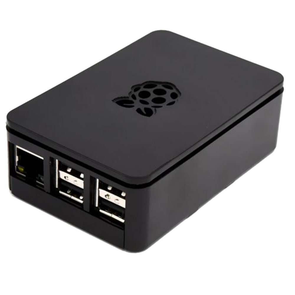 Raspberry Pi 3 Case Black fits Raspberry Pi 3, 2 and B+ 1