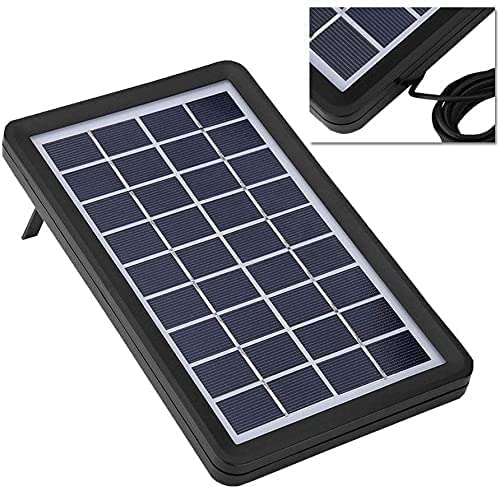 Vichaxan Portable Solar Panel 9V 3W Solar Board Waterproof 93% Light Transmittance Poly Silicon Solar Cell 9 Volt Monocrystalline Solar Panel 3