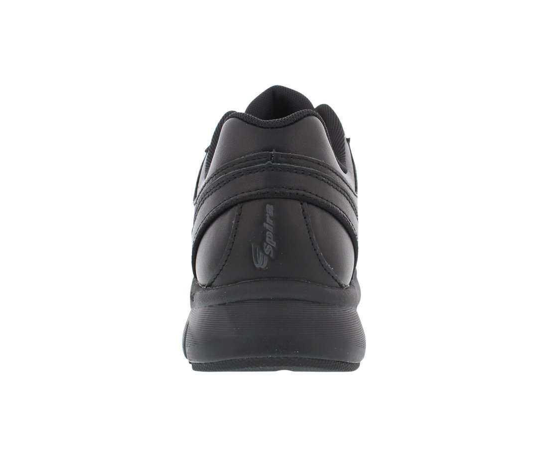 Spira WaveWalker Womens Slip Resistant Walking Shoe Black - 7.5 Wide 5