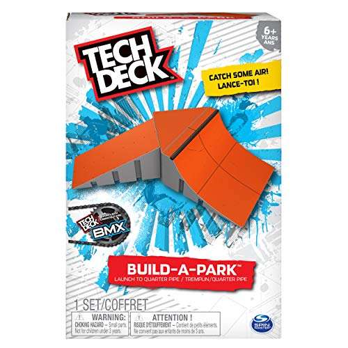 Tech Deck - Build-A-Park - Launch to Quarter Pipe (Red) 1