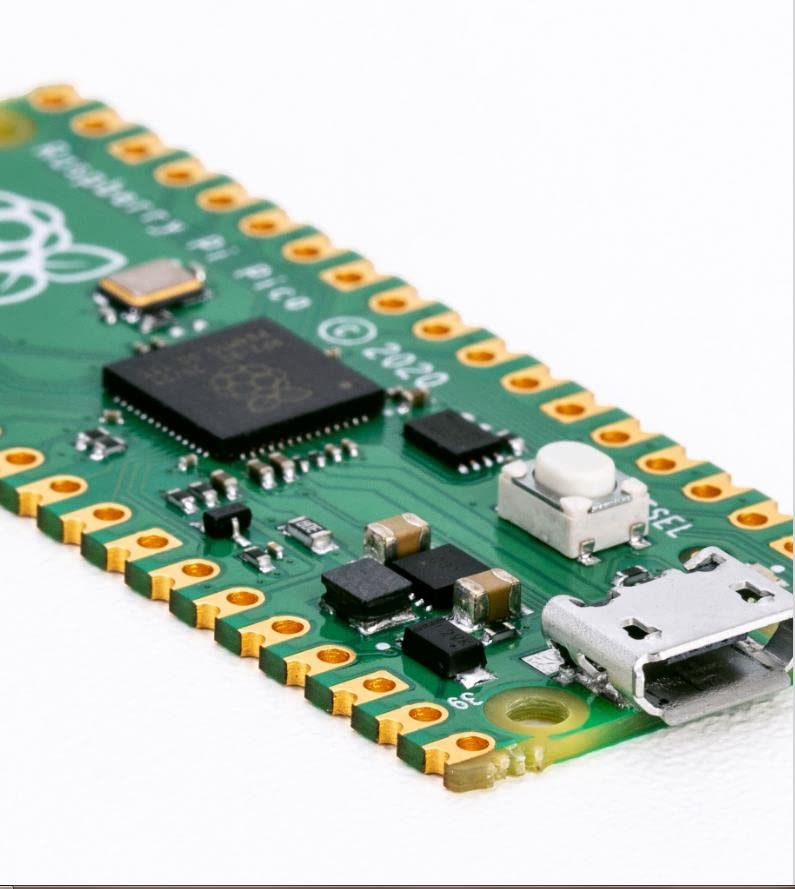 Adeept Raspberry Pi Pico Expansion Kit with Pre-Soldered Pico, Raspberry Pi Pico Expansion Board, Pico Starter Kit with Breadboard and Jumper Wires, LEDs 6