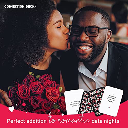 Connection Deck Couples Games Adult Card Games – Fun, Thought-Provoking Question Games for Couples New & Old to Ignite Communication – Party Appropriate & Playable w/Multiple Couples (100 Cards) 3