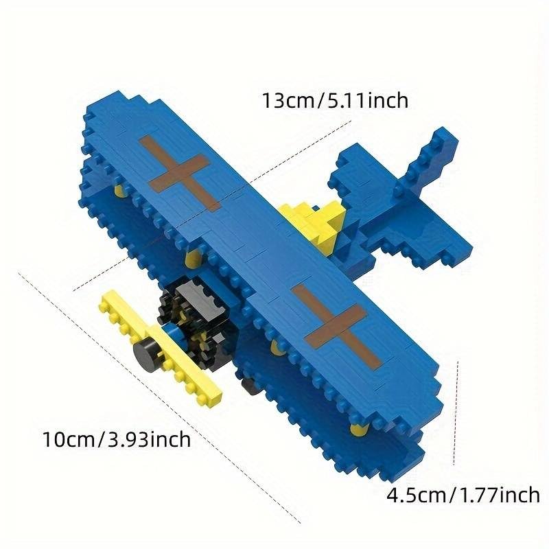 SUPER TOY 248PC Aeroplane Building Blocks Aircraft Toy for Kids 3D Jet Plane Building Brick Kit Aeroplane Puzzle Making STEM Learning Toys for Boys and Girls 6-15 Years Birthday Gift, 248 Pcs 6