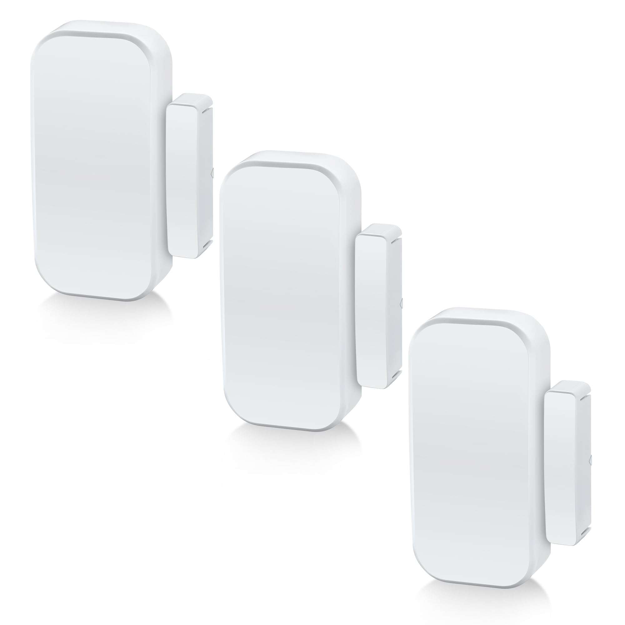 Kerui Door/Window Magnetic Alarm Sensor for GSM Home Security Alarm Systems Kit Protector Window Vibration Burglar Alarm for Homes Sheds Caravans Motorhomes Safety Guardian Protector(3 Set) 1