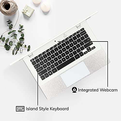 AVITA Essential Refresh NE14A2INC44A-MW 14-inch/35.56 cm(Intel Celeron-N4020/4GB/256GB SSD/Windows 10 Home/FHD/Integrated Graphics), Matt White 4