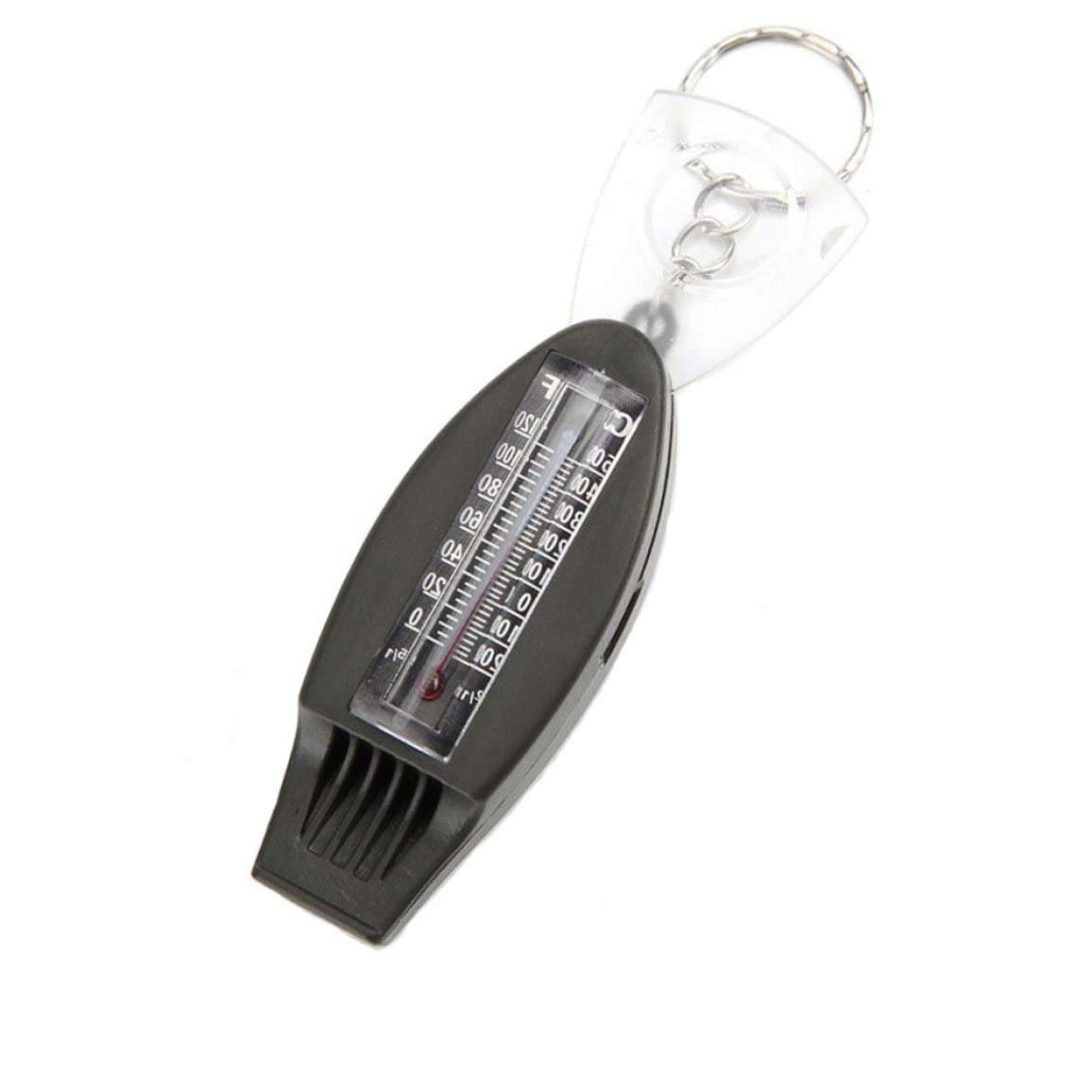 Peosaard Emergency Survival Whistle 4 in 1 Whistles with Compass Thermometer Magnifier for Hiking Camping Army Green, Emergency Survival Whistle 3