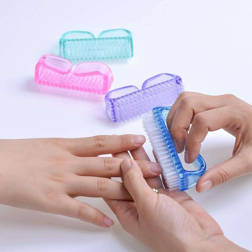 Godaddyearth Plastic Nail Cleaning Scrubbing Brush Multipurpose Manicure Tools for Men Women Fingernail and Toenail Scrub Cleaning Brushes 6