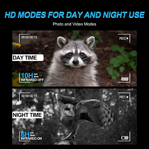 Night Vision Monocular Night Vision Scope IR Sensor Portable with Taking Photos Recording Videos Date Stamp Playback Function Waterproof Drop Resistant (USB Cable & 32GB TF Card Included) 4