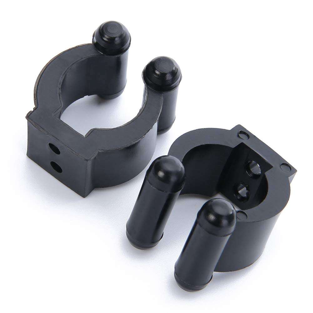 lasenersm 12 Pieces Snooker Cue Locating Clip Holder Billiards Cue Locating Clip Holder Fishing Rod Storage Clips Cue Holder Cue Racks Set Snooker Game Tool Accessories(Medium Size, Black) 3