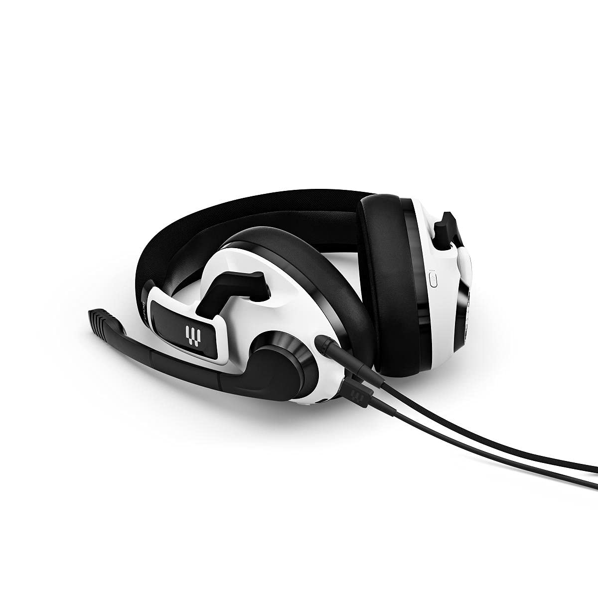 EPOS Gaming H3 Hybrid - Closed Acoustic Gaming Headset with Bluetooth - USB-A PC & 3.5mm Console Cable - Dual Microphones - Lightweight - Easy Adjustment - Long Battery Life - Multi-Platform White 5