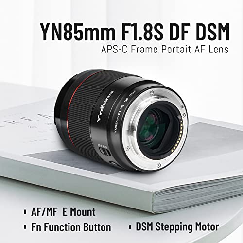YONGNUO YN85mm F1.8S DF DSM Auto Focus Wide-Angle Prime Lens Full Frame Portrait Lens Compatible with Sony E-Mount Camera 2