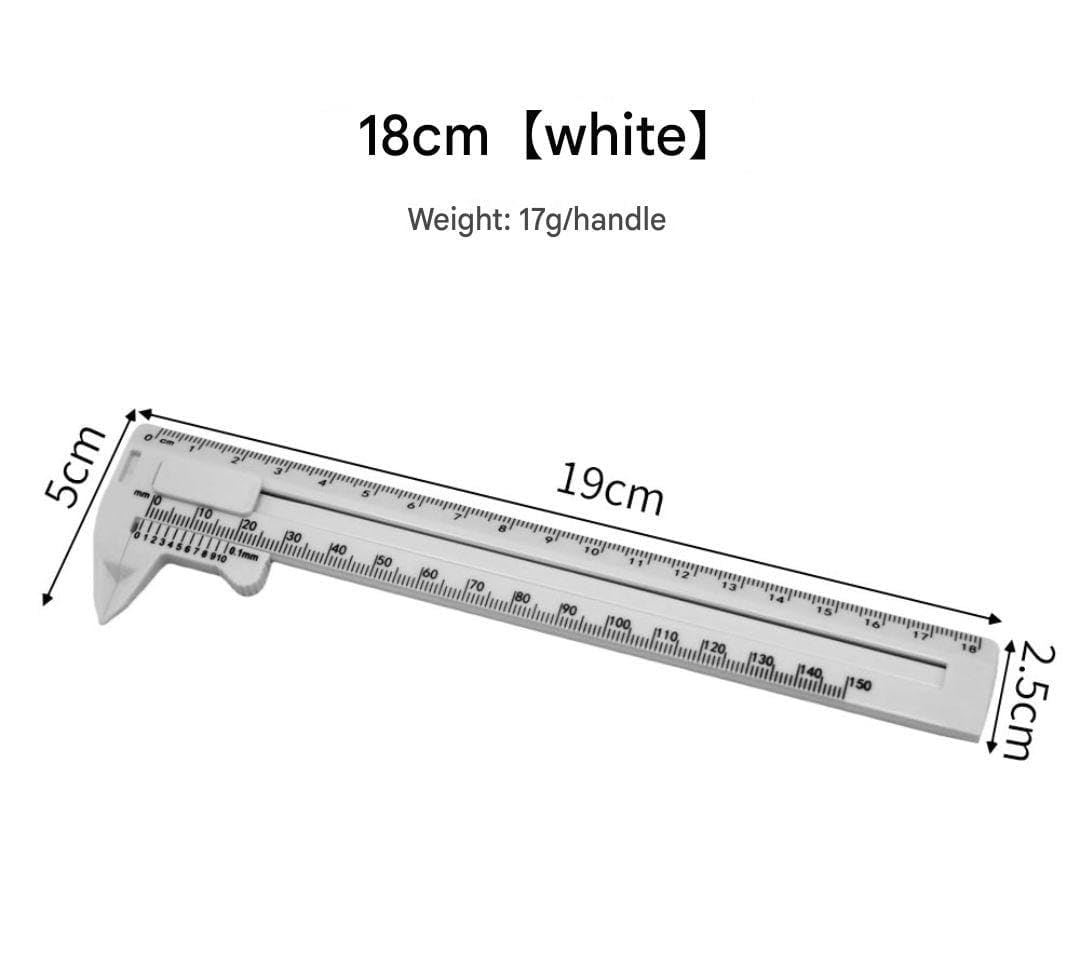 YAGYA Plastic Vernier Caliper Scale for Students | 150mm (6 Inch) | Lightweight, Durable, Accurate Measuring Tool for School, College, Physics & Engineering Labs 5