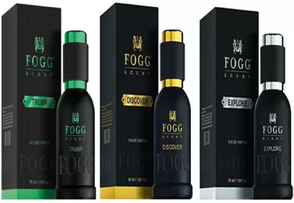 FOGG 1 DISCOVER 50 ML+1 EXPLORE 50 ML+1 TRUMP PERFUME 50 ML Perfume - 50 ml (For Men & Women)