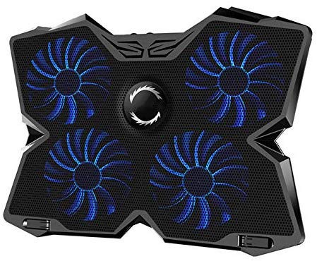 Dezful Heavy Duty [4 Fans] LED Cooling Pad [Suitable for Upto 17 Inch Laptops]