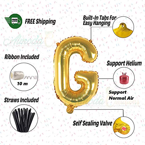 Almoda Creations 16 Inches Freshers Party Foil Decorative Banner in Gold Color 4