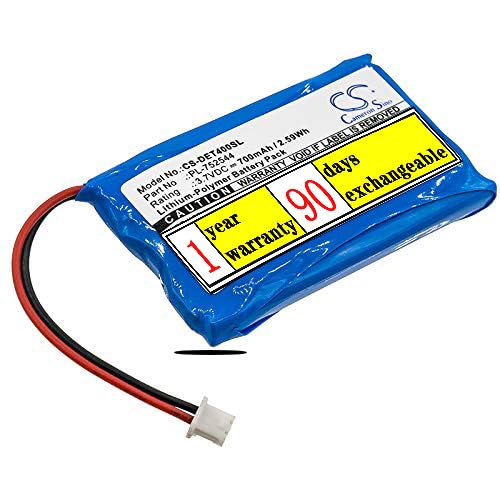 3.7V PL-752544 BN720LP Replacement Battery for Educator PE-900 Transmitters EZ-904 Transmitters ET-400 Transmitters EZ-902 Transmitters K9-400 Transmitters PL-752544/700mAh,High-performance Battery