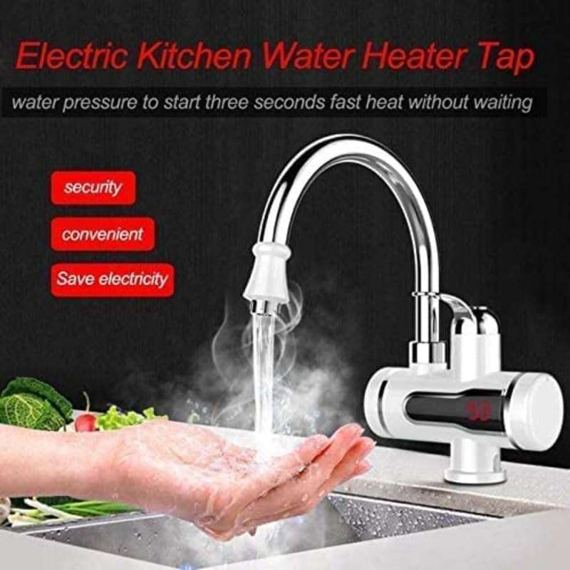 Instant Electric Water Heater Faucet – Tankless Hot Water Heater for Kitchen & Bathroom, Energy-Efficient with Adjustable Temperature Control 6