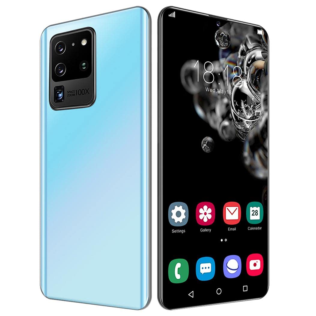 Unlocked Smartphones, Android 6.0 Smart Phone HD Full Screen Phone, Dual SIM Unlocked Cell Phone, 1+32GB RAM 6.3inch Touch Screen Mobile Cell Phone for Father Kids Christmas Birthday Gift (Blue) 2