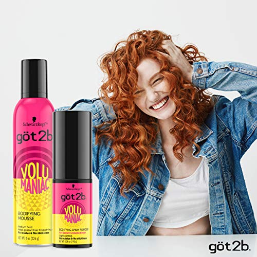 Got2b Volumaniac Bodifying Hair Mousse, 8 oz 4