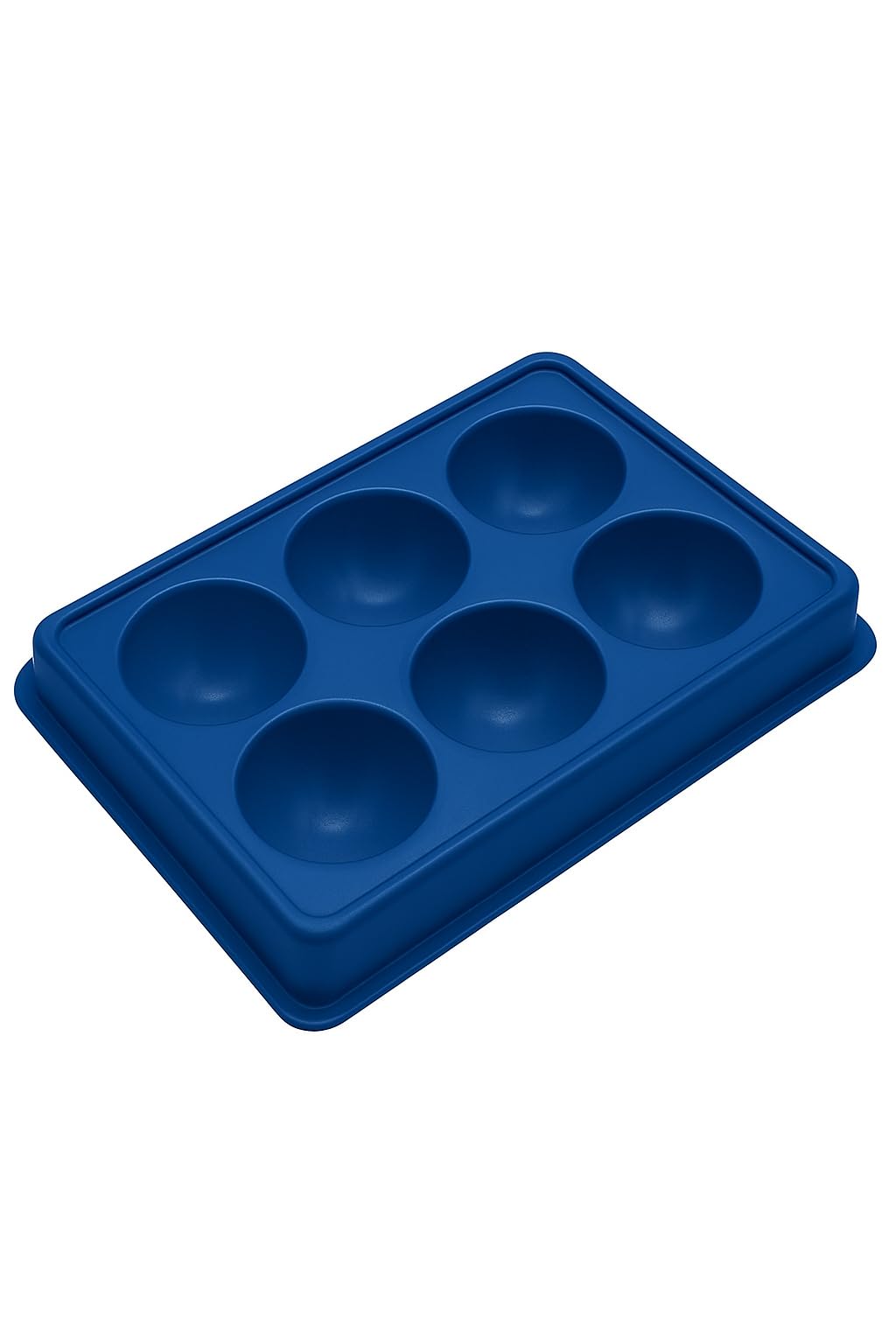 BANIRA 6 Cups Facial Tray for Facial Mask, Professional Heavy Plastic Washable n Stain Proof Plastic Plate, Facial Makeup Cosmetic (blue) 1