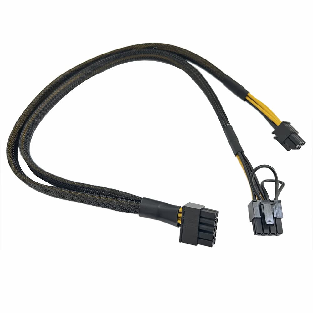 Zahara 50cm 10pin to 6+8(pin) Power Adapter PCIE Cable Replacement for HP ProLiant DL380 G9 DL380E DL380 G8 and GPU