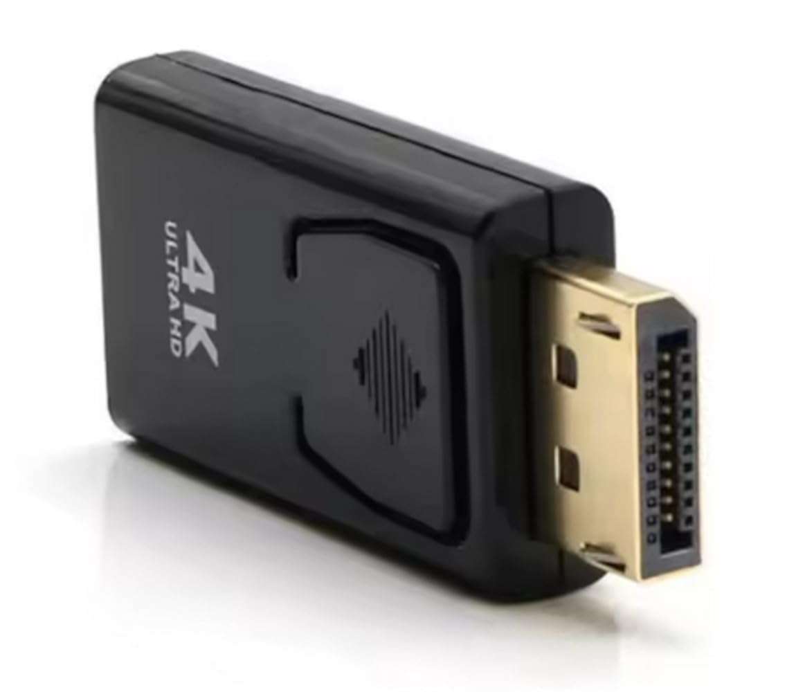 Kyper USKyper-544K 10 Pack Displayport to HDMI Adapter 4K 24K Gold Plated DP Male to HDMI Female Converter Uni-Directional Converter Compatible for Lenovo, HP, Dell & Most DP Out Devices (10) 5