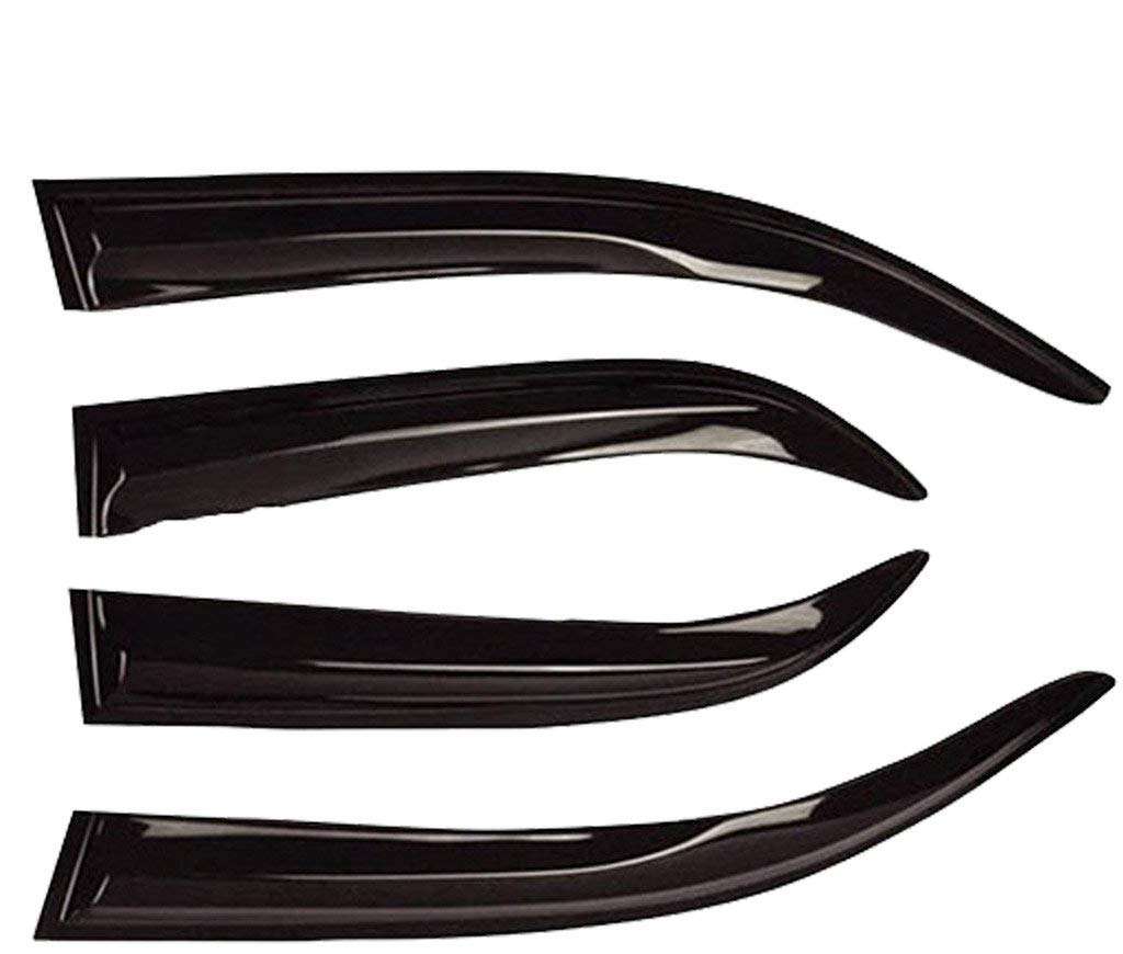 Oshotto Car Rain Wind Door Visor Side Window Deflector Compatible with Maruti Suzuki S-Cross (Set of 4), Black 5