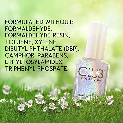 Color Club Halographic Hues Nail Polish, Multicolored, Harp On It, 0.5 Ounce 6