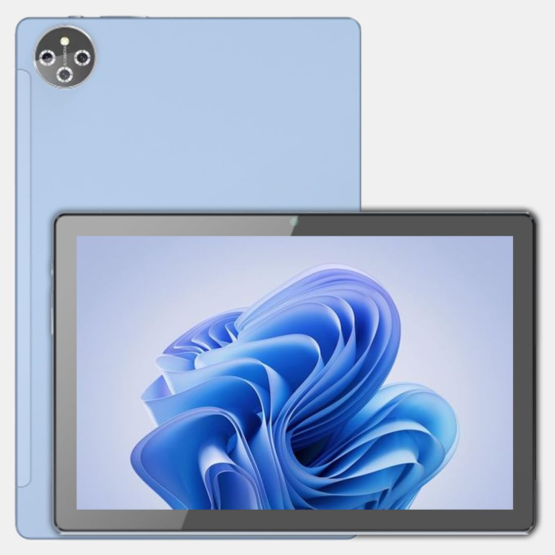 IKALL N19 Tablet, 10.1'' IPS HD Display, Octa-Core Processor, 4GB RAM, 64GB Storage, 6000mAh Battery, Wi-Fi + 4G Volte, Voice Calling, 8MP + 13MP Camera, Android Tablet (Blue) 6