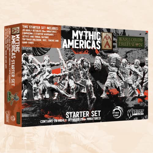 Wargames Delivered Mythic Americas - Aztec & Nations Starter Set. Fantasy 28mm Miniatures for Wargames, DND Miniatures, and Model War by Warlord Games 4
