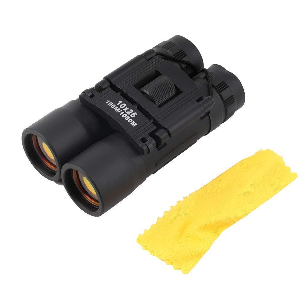 ADEPT New Comet Powerful Portable Compact Mini Pocket 10X25 Binoculars Telescope for Camping Travel Concerts Outdoors Black 4