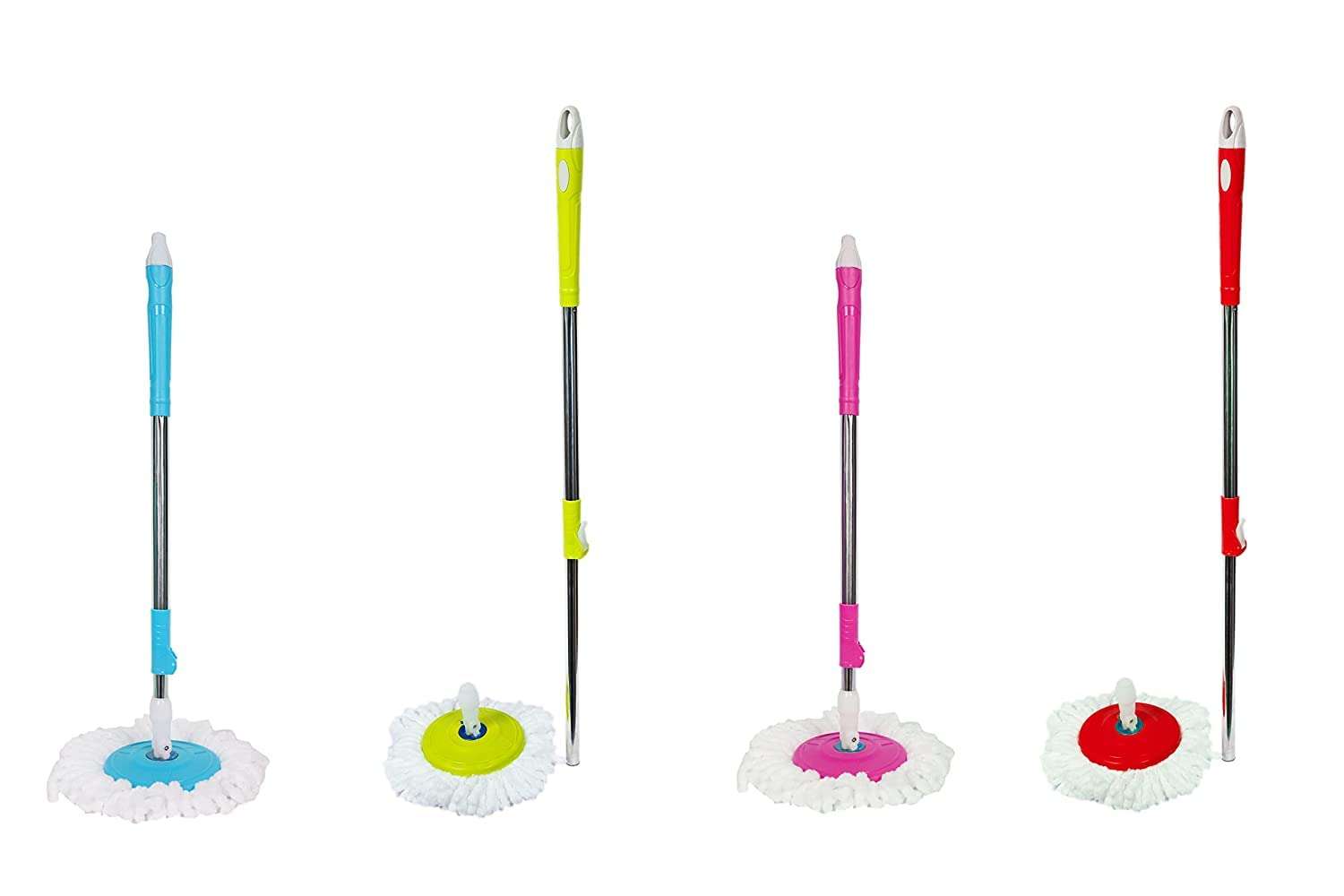 Milan Enterprise 360° Spin Cleaning Mop Extendable Handle Stick Rod with Microfiber - Floor Cleaning Mop, Pocha for Floor Cleaning (Pack of 1) 4