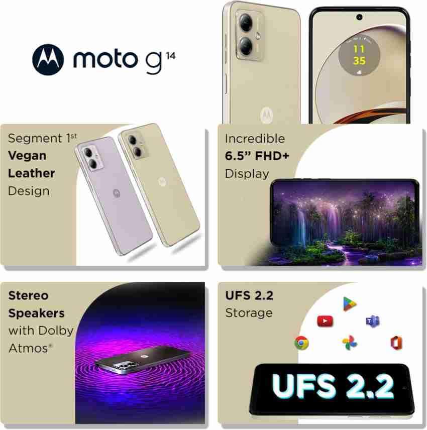 Motorola G14 (Butter Cream, 4GB RAM, 128GB Storage) 6