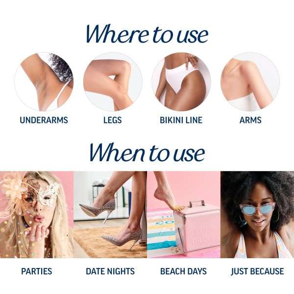 Pack of 2 : Veet Leg and Body Hair Remover Cold Wax Strips, 40 ct (Pack of 2) 6