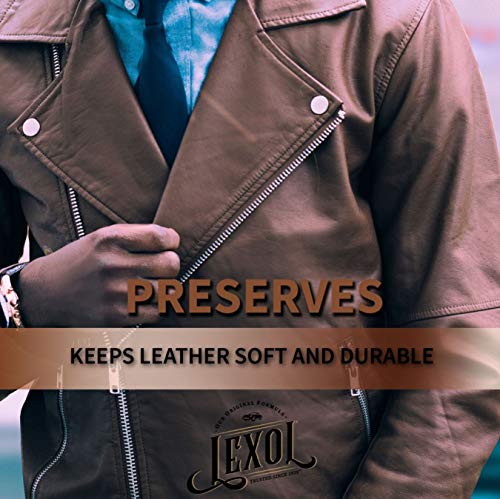 Lexol Leather Cleaner and Conditioner and Sponge Kit, For Use on Leather Apparel, Furniture, Auto Interiors, Shoes, Handbags and Accessories 5