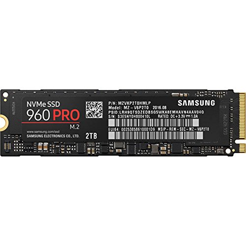 Samsung 960 PRO Series - 2TB PCIe NVMe - M.2 Internal SSD (MZ-V6P2T0BW) 1