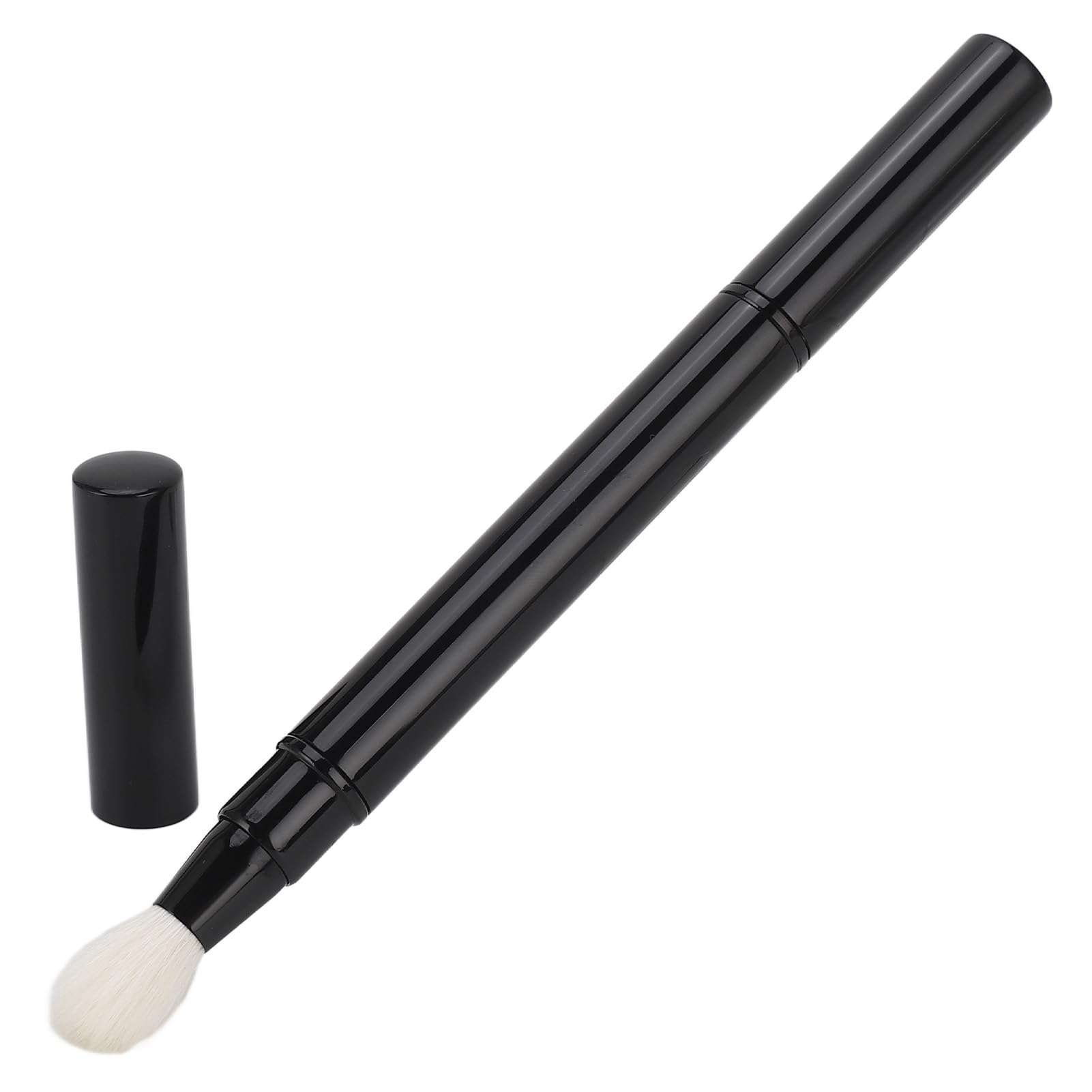 Dual Eyeshadow Brush Retractable Double Ended Makeup Brush with Soft Easy to Apply Automatic Sealing for Outdoor Travel 3