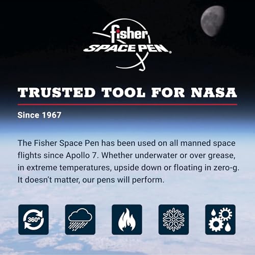 Fisher Space Pen Silver Ink Space Pen, Ballpoint, Bold Point, Silver Metallic Ink 4