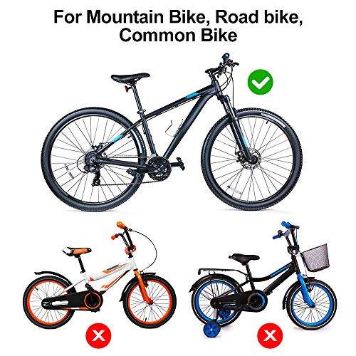 Deapher Premium Bike Brake Cable Kit - 1 Pair Front/Rear Brake Cables with Housing for Mountain MTB Bike and Common Bicycles - High-Performance Brake Wire & Line (Black) 4