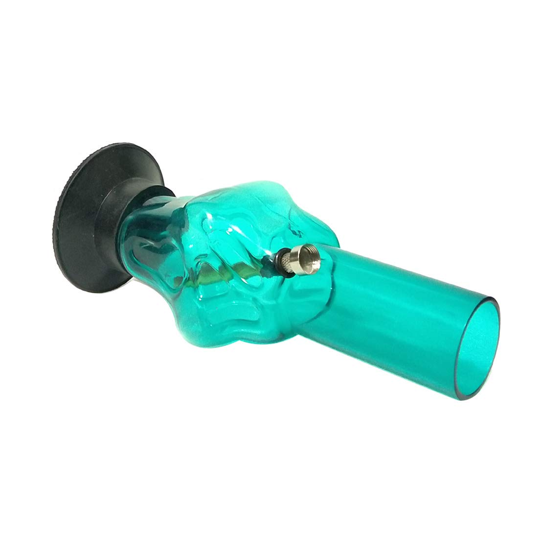 METIER® 12 Inch Skull Face Acrylic Waterpipe Smoking Bong(Transparent Aqua) 4