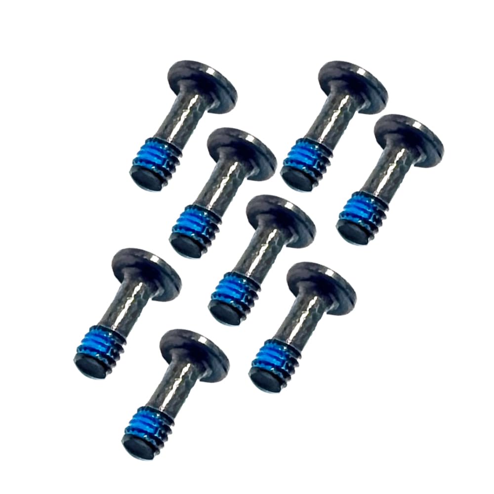 ZAHARA Black 8PCS Lower Bottom Base Cover Case Screws Replacement for Dell Latitude 5500 5501 5502 5509 / Precision 3540 3541 3542 1