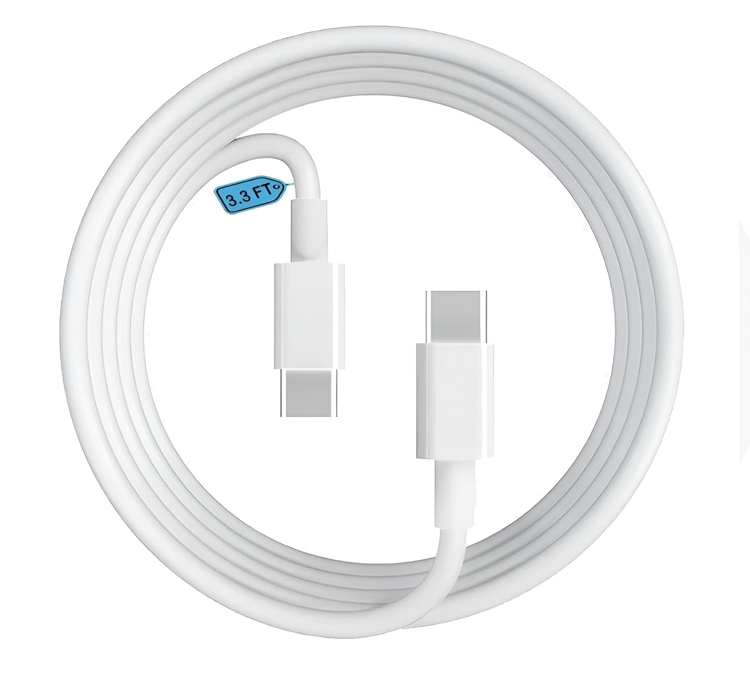 Samsung Superfast Original 25W Type C to C Charging Cable High Speed Data Transfer Compatible with Samsung M35/M15/F15/A15/A14/M14/F14/M34/F34/A34/A54/S21 Fe/S22/S23/S24/S25Plus Ultra,Tablet-White
