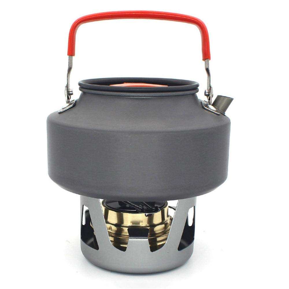 Keweis Portable Outdoor Mini Alcohol Stove Burner Ultralight Camping Cookware Set for Outdoor Camping, Hiking, Backpacking, Picnic 4