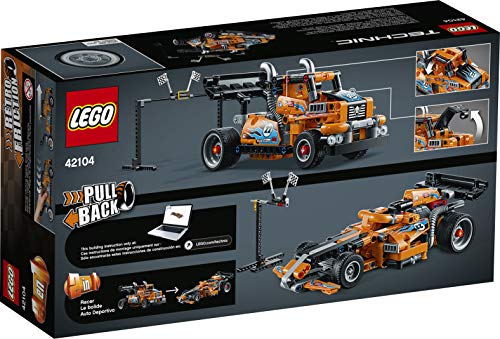 LEGO Technic Race Truck 42104 Building Set,Multicolor, 227 Pcs 6