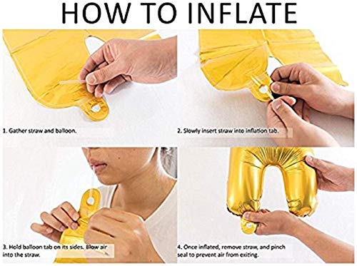 Almoda Creations 16 Inches Freshers Party Foil Decorative Banner in Gold Color 5