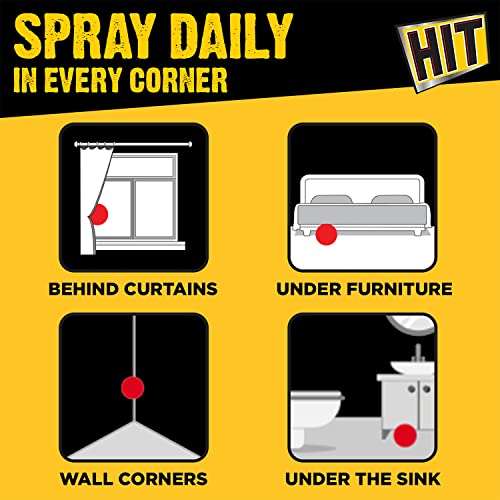 HIT Flying Insect Killer - Mosquito & Fly Killer Spray (400ml) | Lime Fragrance | Instant Kill | Protection from Dengue & Malaria | Pack of 1 5