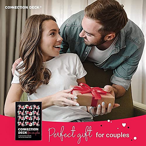 Connection Deck Couples Games Adult Card Games – Fun, Thought-Provoking Question Games for Couples New & Old to Ignite Communication – Party Appropriate & Playable w/Multiple Couples (100 Cards) 6