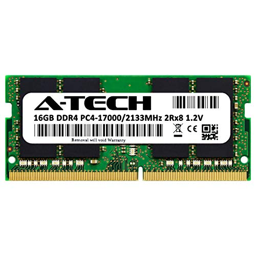 A-Tech 16GB RAM for Intel NUC7i5DNHE NUC Kit | DDR4 2133MHz PC4-17000 1.2V SODIMM Memory Upgrade Module 2
