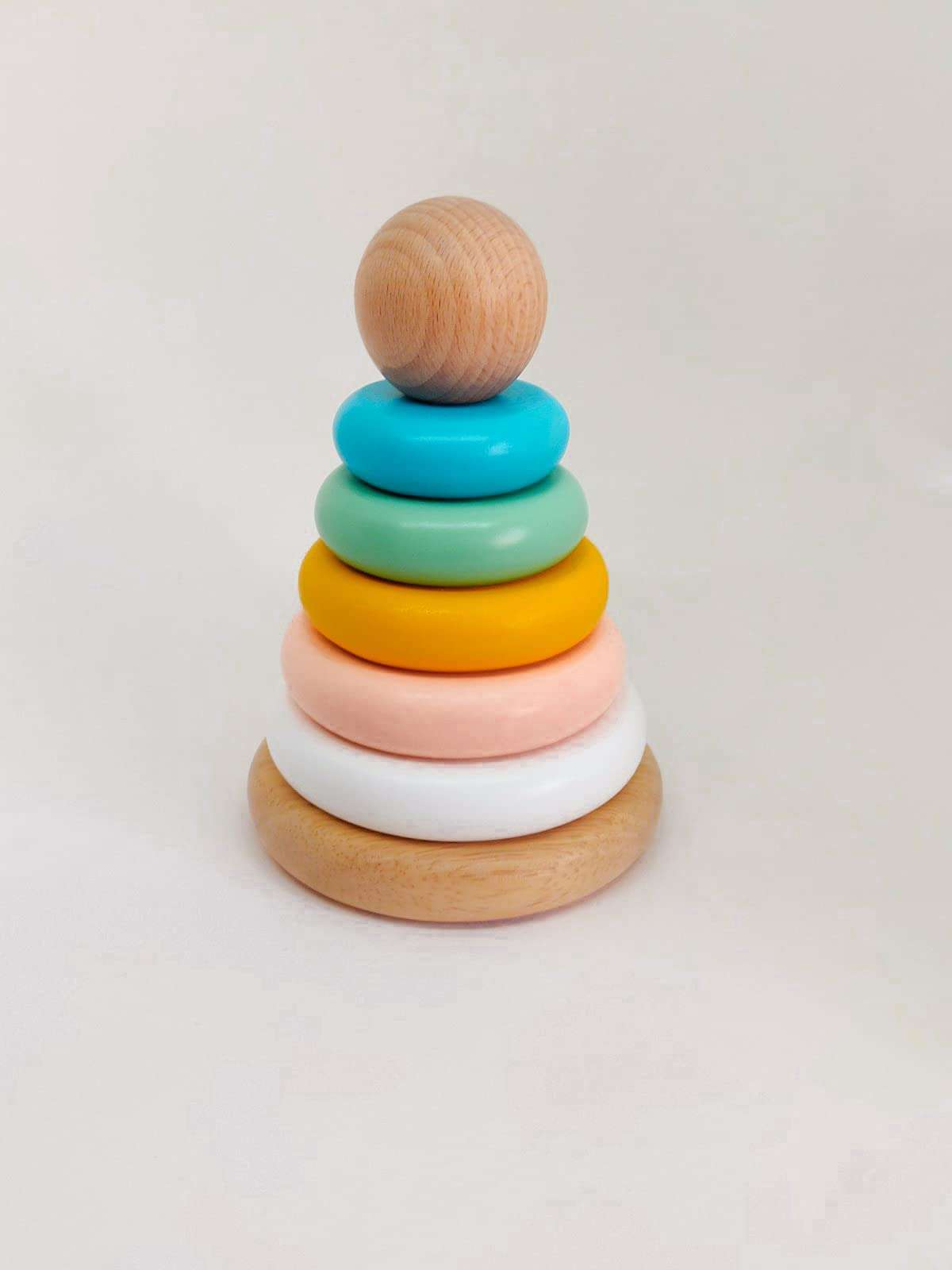 Loyora Wooden Stacking Toy for Baby, Infant & Kids ( Multicolor) 2